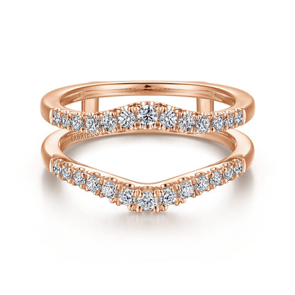 14K Rose Gold Diamond Ring Enhancer — Gabriel & Co. AN15824M-K44JJ
