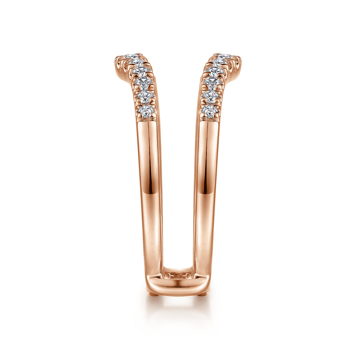 14K Rose Gold Diamond Ring Enhancer — Gabriel & Co. AN15824M-K44JJ