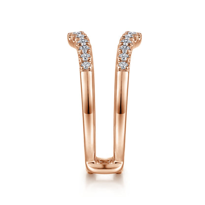 14K Rose Gold Diamond Ring Enhancer — Gabriel & Co. AN15824M-K44JJ