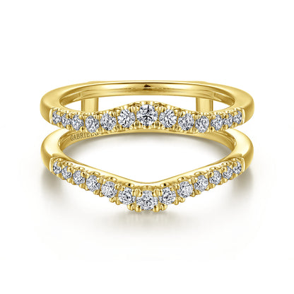 14K Yellow Gold Diamond Ring Enhancer — Gabriel & Co. AN15824M-Y44JJ