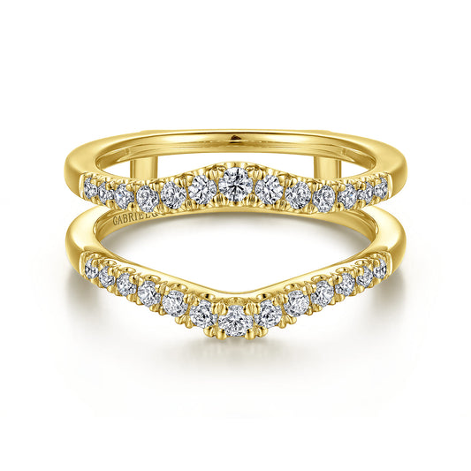 14K Yellow Gold Diamond Ring Enhancer — Gabriel & Co. AN15824M-Y44JJ