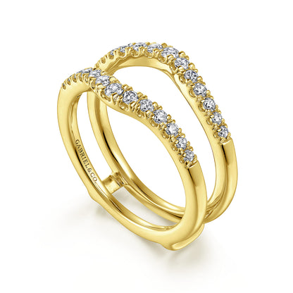 14K Yellow Gold Diamond Ring Enhancer — Gabriel & Co. AN15824M-Y44JJ