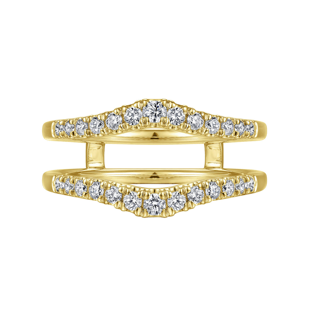 14K Yellow Gold Diamond Ring Enhancer — Gabriel & Co. AN15824M-Y44JJ