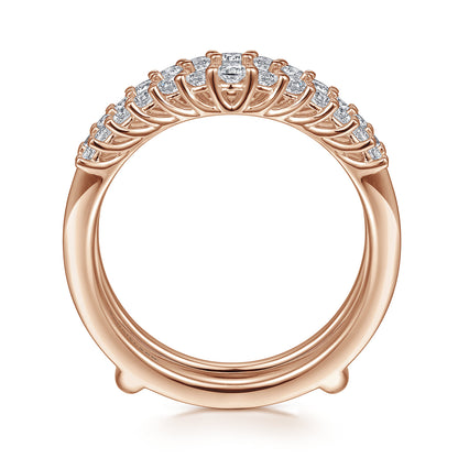 14K Rose Gold Diamond Ring Enhancer — Gabriel & Co. AN15825M-K44JJ
