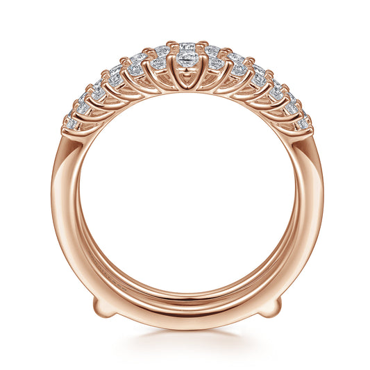 14K Rose Gold Diamond Ring Enhancer — Gabriel & Co. AN15825M-K44JJ