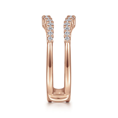 14K Rose Gold Diamond Ring Enhancer — Gabriel & Co. AN15825M-K44JJ