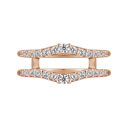 14K Rose Gold Diamond Ring Enhancer — Gabriel & Co. AN15825M-K44JJ