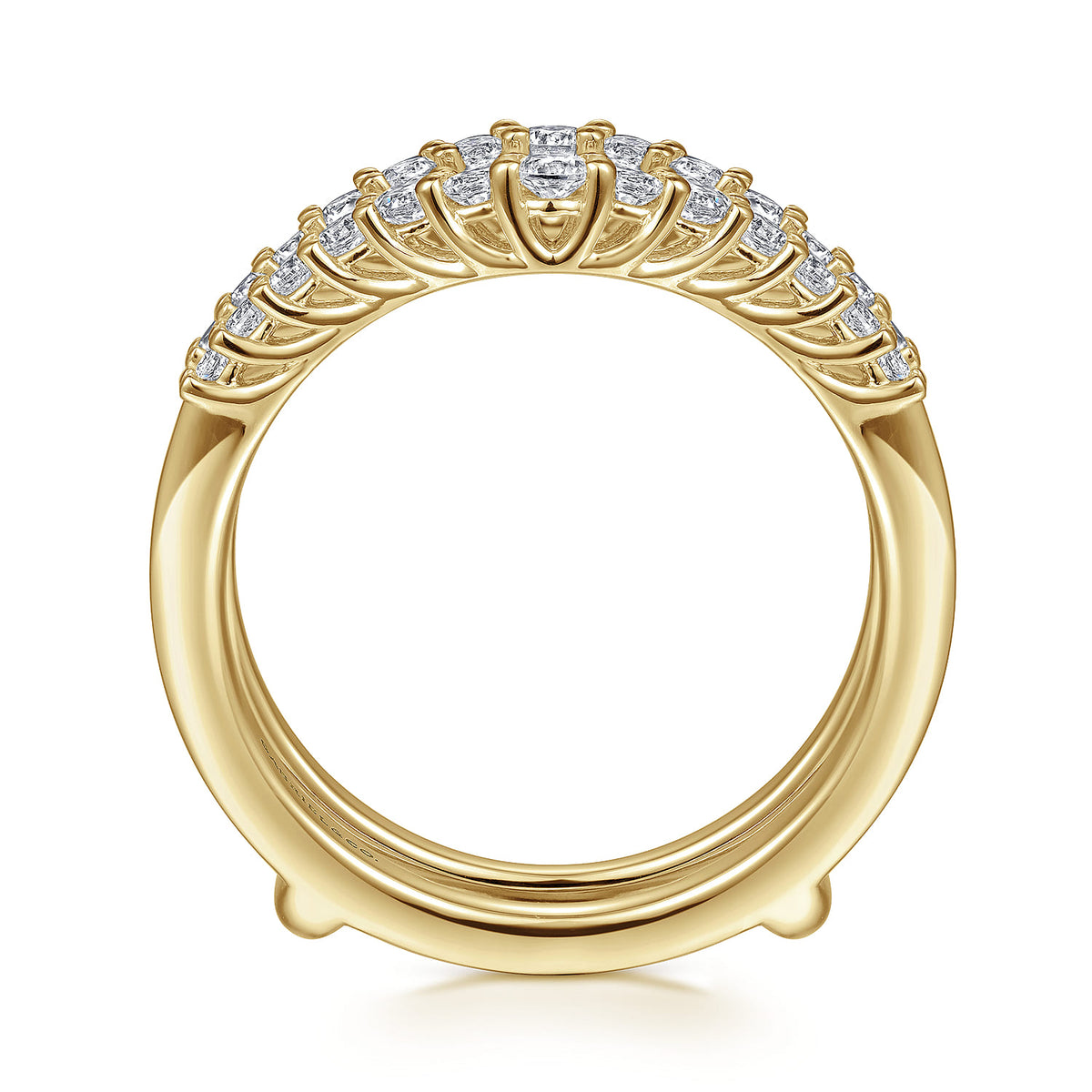 14K Yellow Gold Diamond Ring Enhancer — Gabriel & Co. AN15825M-Y44JJ