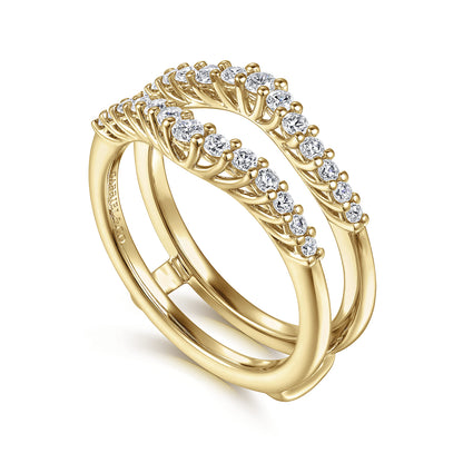 14K Yellow Gold Diamond Ring Enhancer — Gabriel & Co. AN15825M-Y44JJ