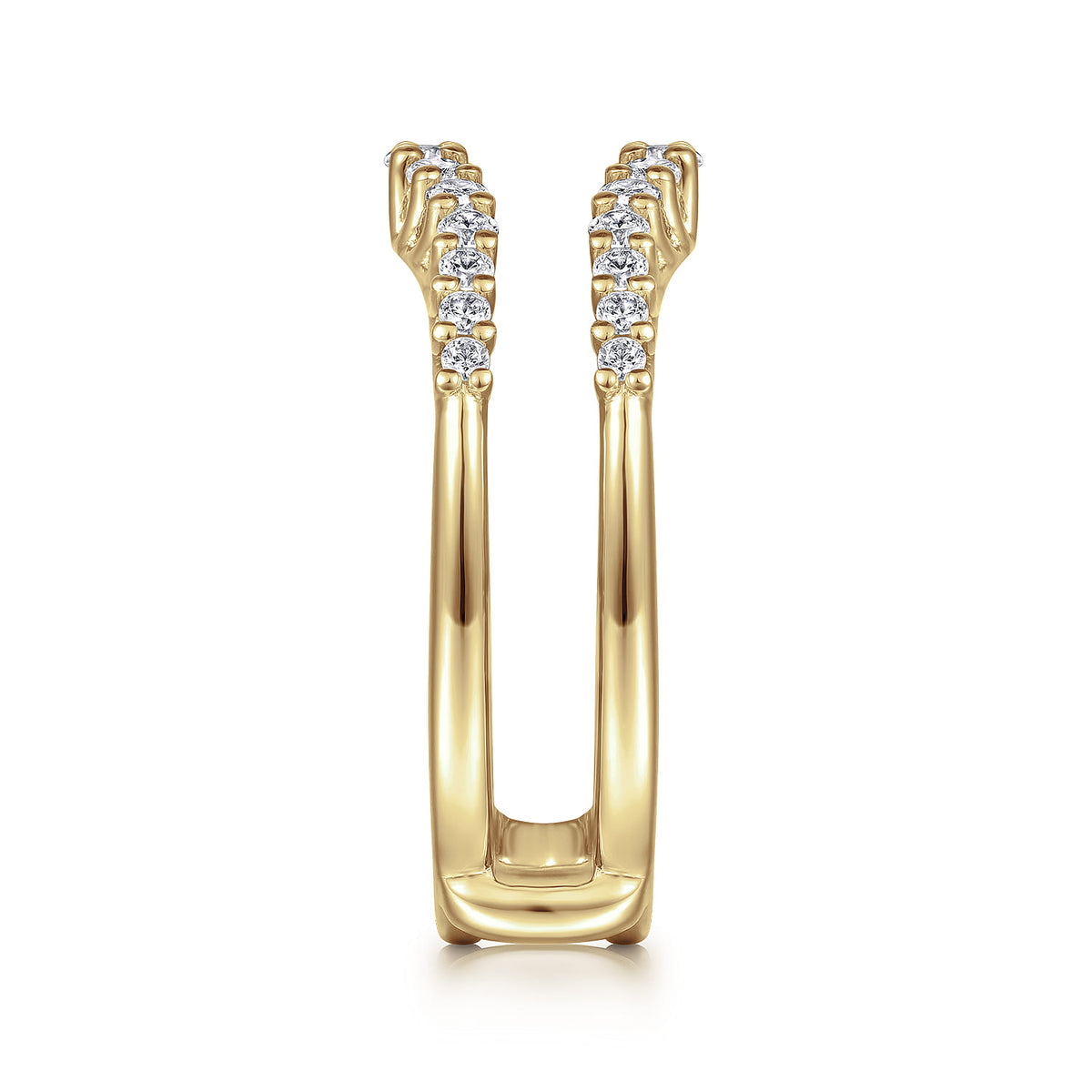 14K Yellow Gold Diamond Ring Enhancer — Gabriel & Co. AN15825M-Y44JJ