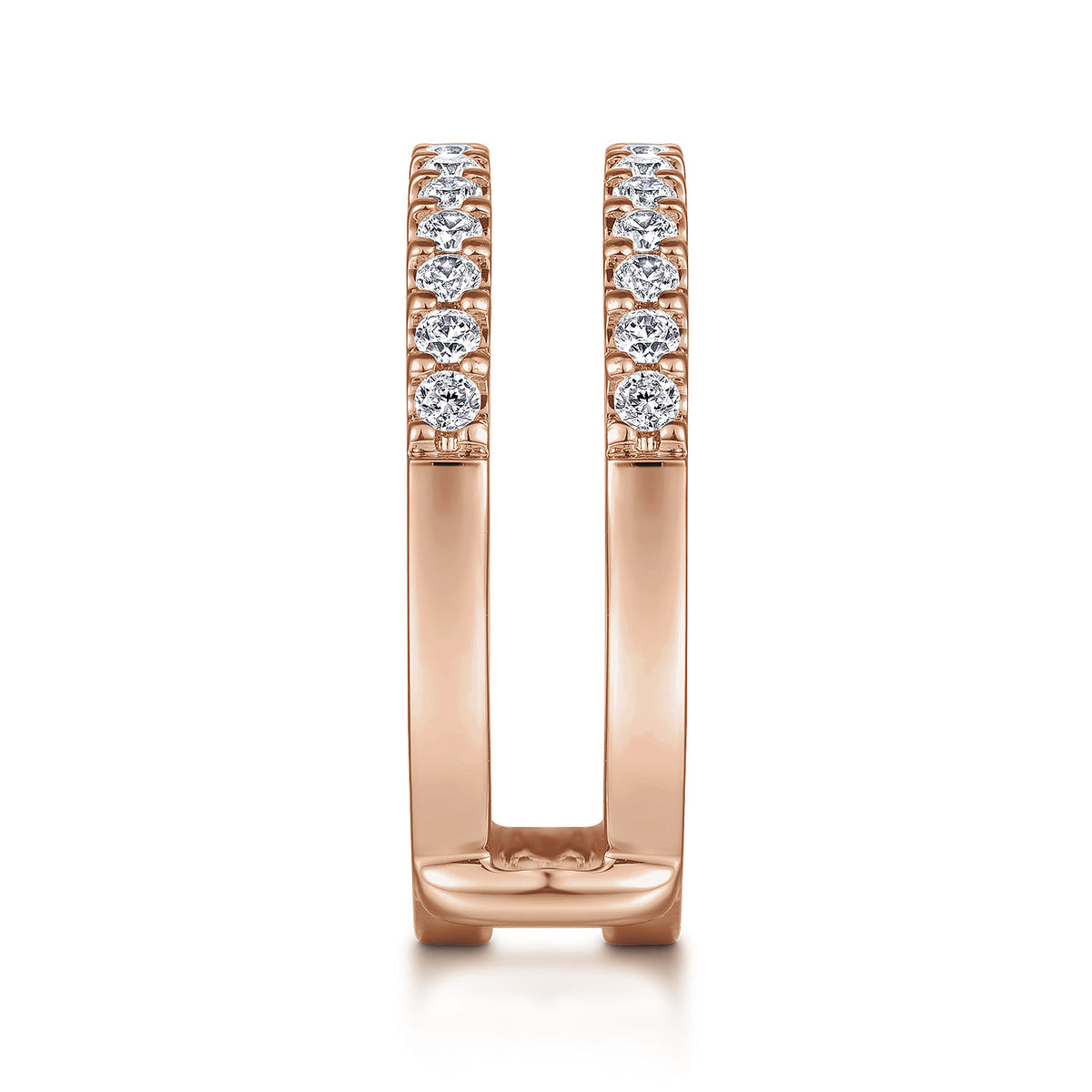 14K Rose Gold Diamond Ring Enhancer — Gabriel & Co. AN15829M-K44JJ