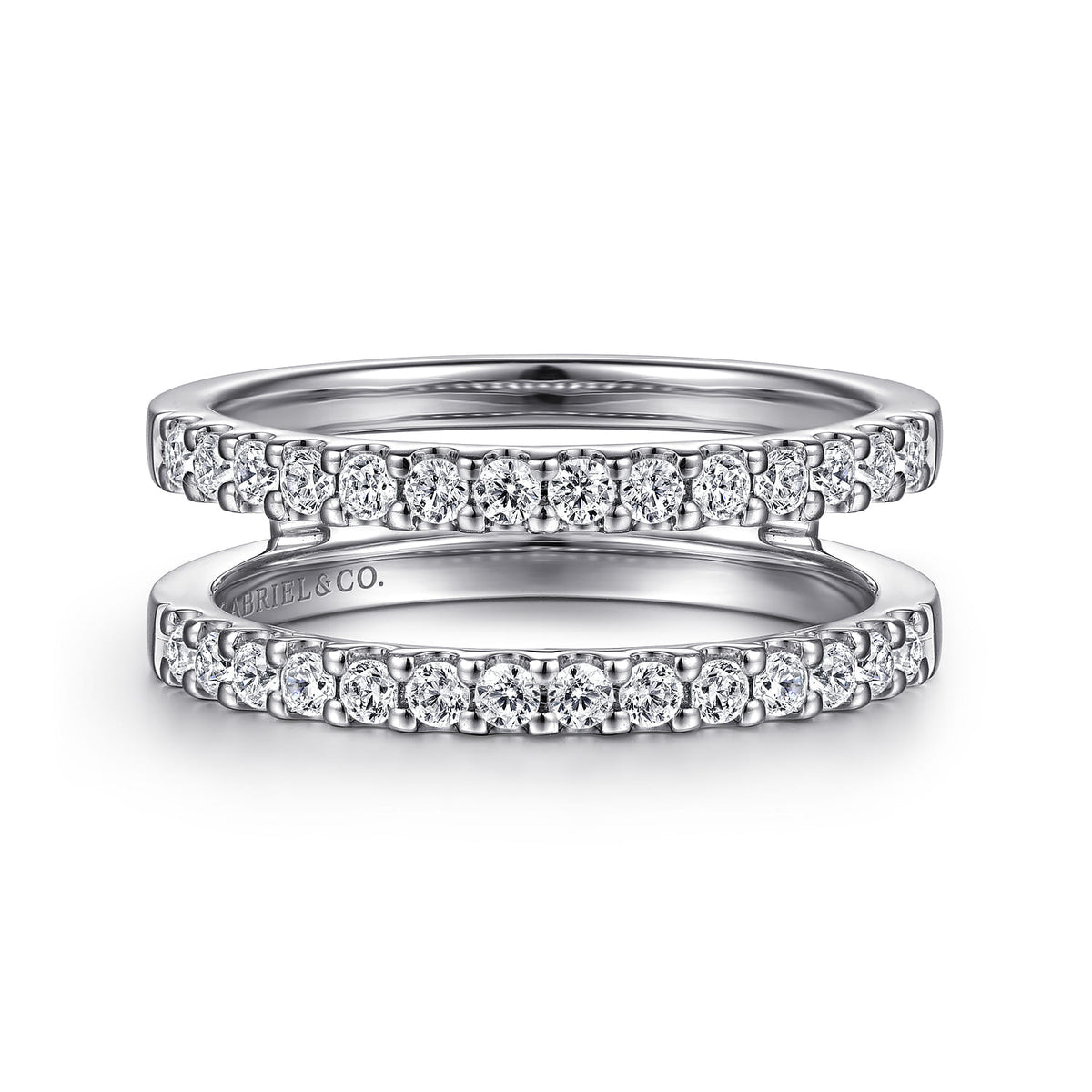 Platinum Diamond Ring Enhancer — Gabriel & Co. AN15829M-PT4JJ