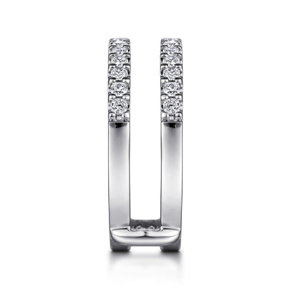 Platinum Diamond Ring Enhancer — Gabriel & Co. AN15829M-PT4JJ