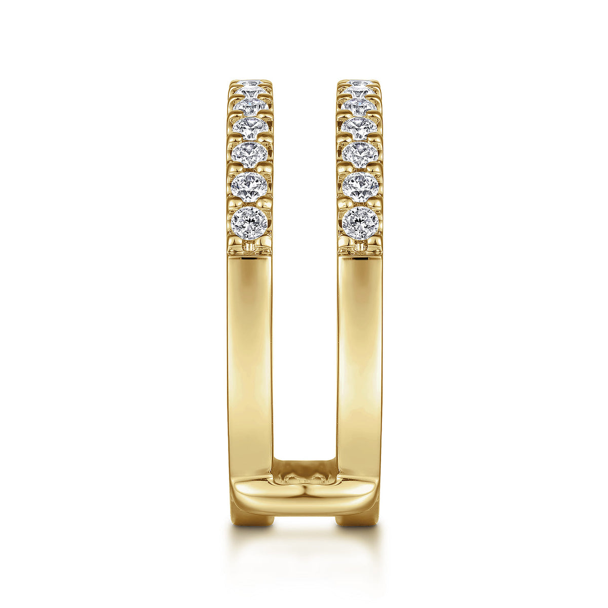14K Yellow Gold Diamond Ring Enhancer — Gabriel & Co. AN15829M-Y44JJ