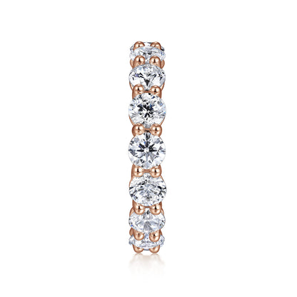 14K Rose Gold Shared Prong Diamond Eternity Band — Gabriel & Co. AN16388-6K44JJ