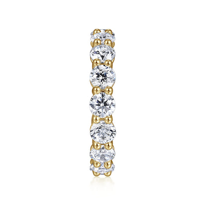 14K Yellow Gold Shared Prong Diamond Eternity Band — Gabriel & Co. AN16388-6Y44JJ