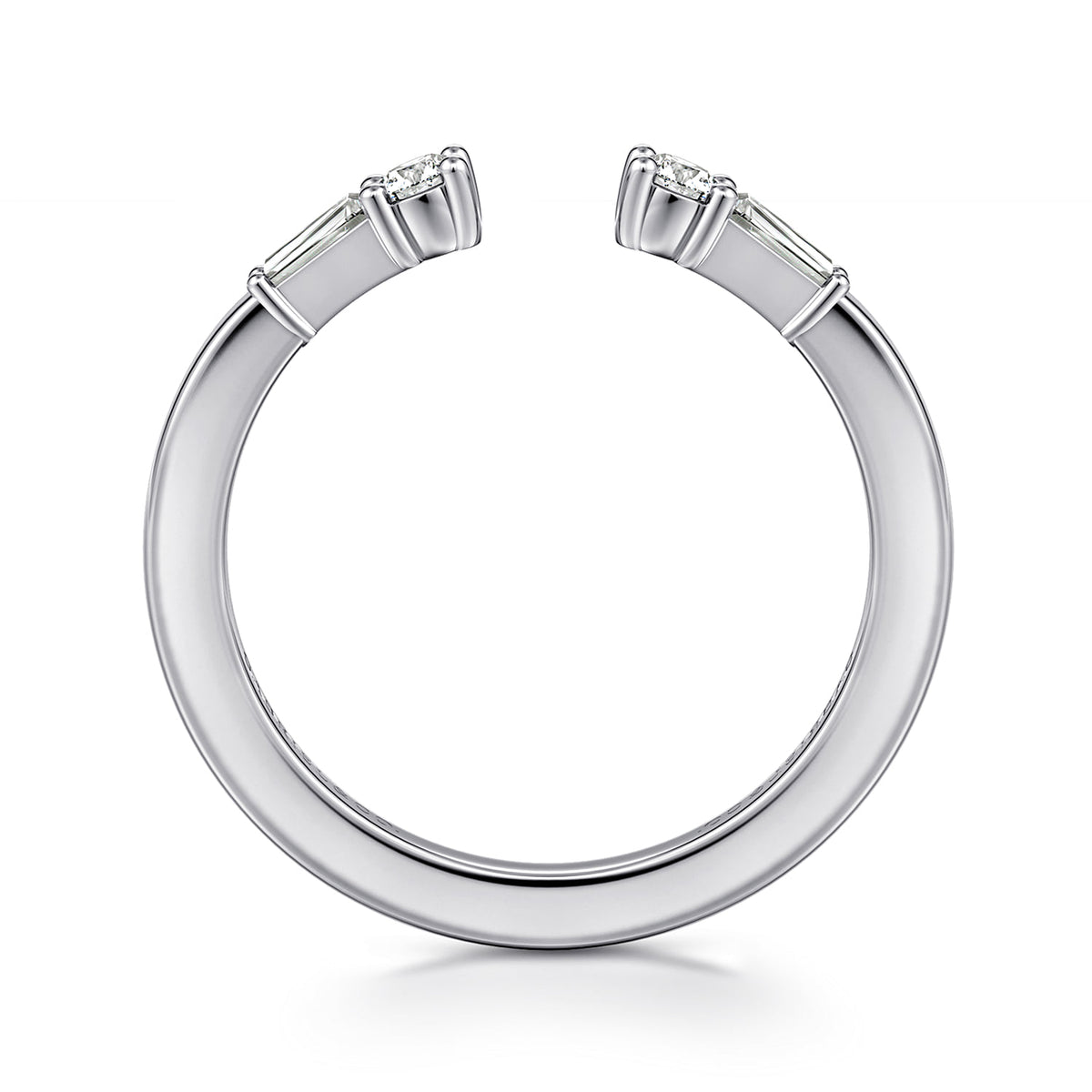 14K White Gold Diamond Anniversary Band — Gabriel & Co. AN16811W44JJ