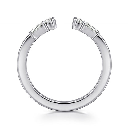 14K White Gold Diamond Anniversary Band — Gabriel & Co. AN16811W44JJ