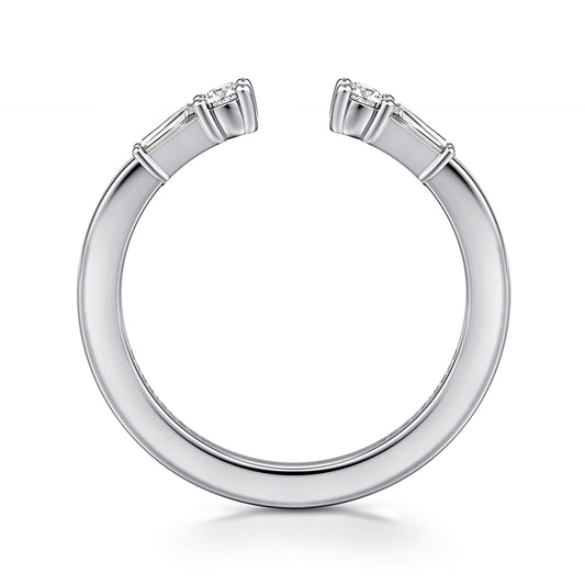 14K White Gold Diamond Anniversary Band — Gabriel & Co. AN16811W44JJ