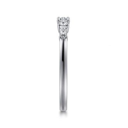 14K White Gold Diamond Anniversary Band — Gabriel & Co. AN16811W44JJ