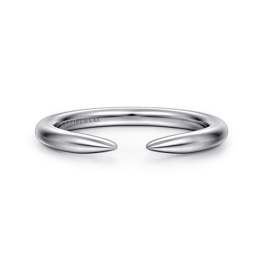 14K White Gold Thin Open Anniversary Band — Gabriel & Co. AN16815W4JJJ