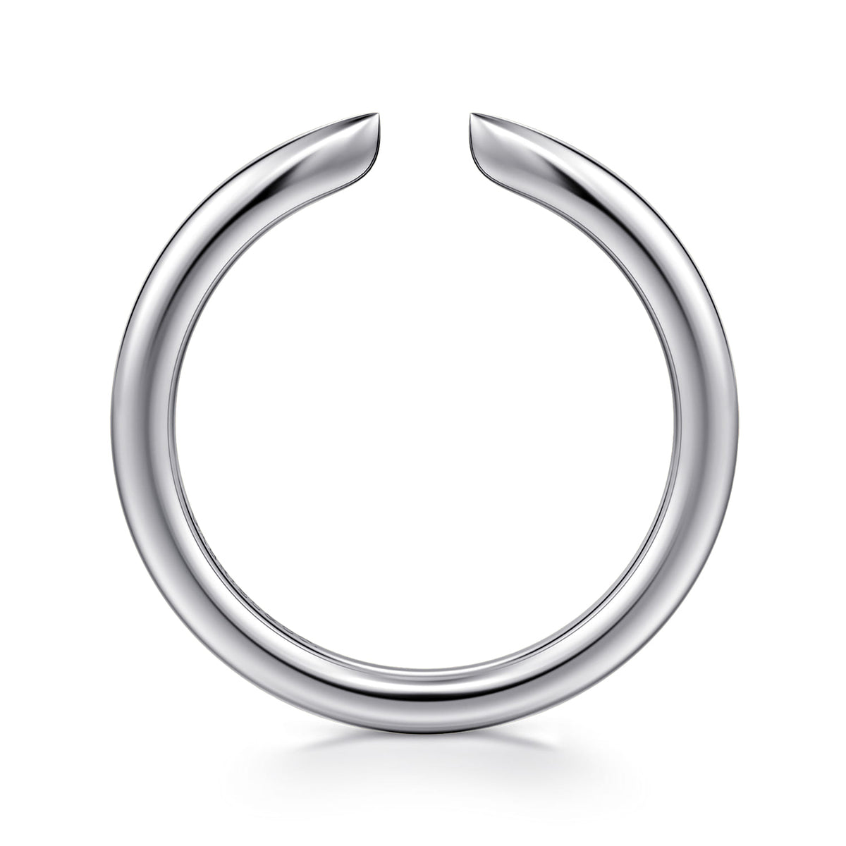 14K White Gold Thin Open Anniversary Band — Gabriel & Co. AN16815W4JJJ