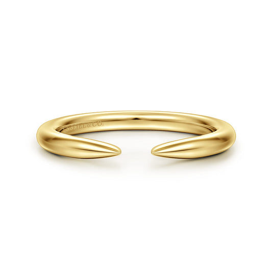 14K Yellow Gold Thin Open Anniversary Band — Gabriel & Co. AN16815Y4JJJ