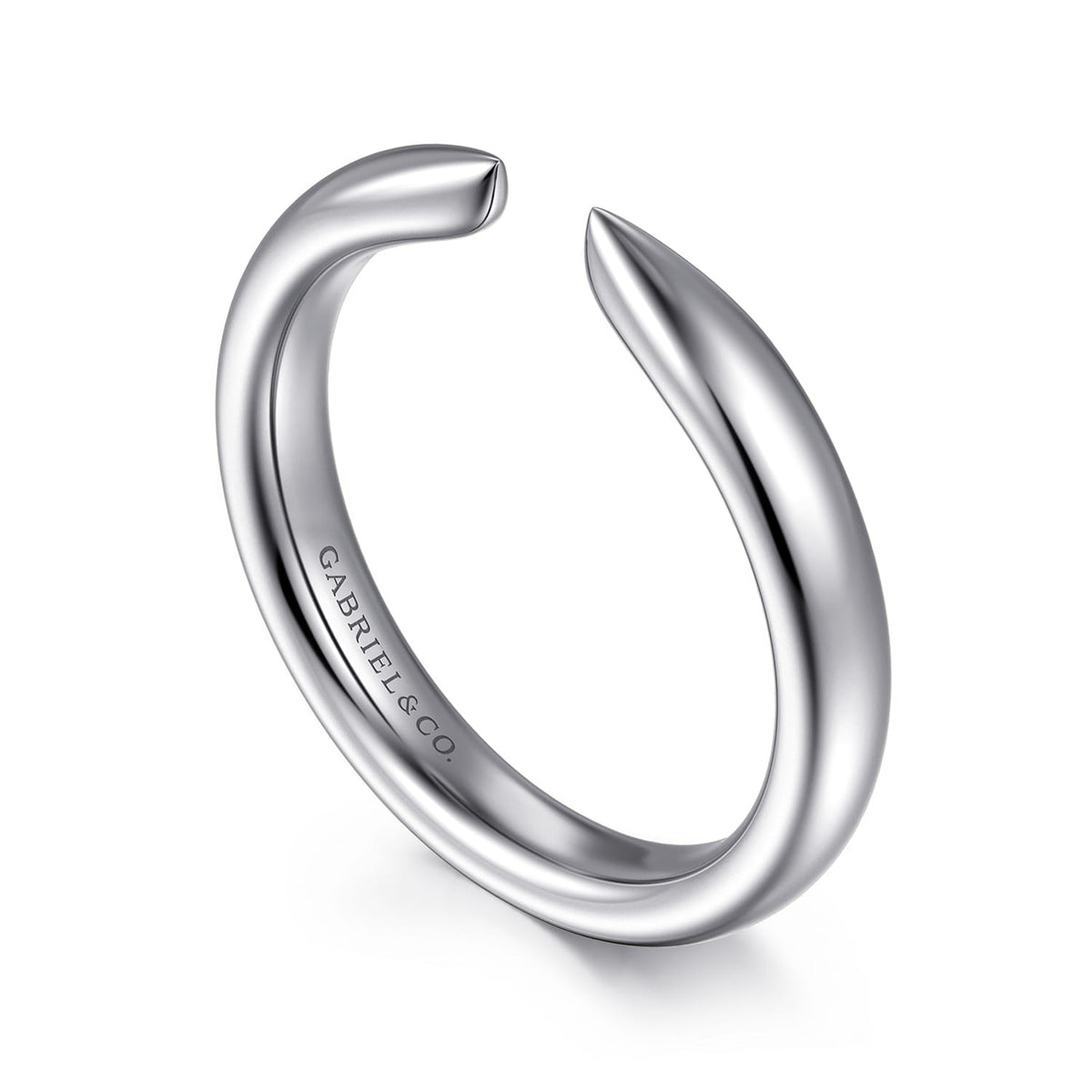 14K White Gold Diamond Anniversary Band — Gabriel & Co. AN16816W4JJJ