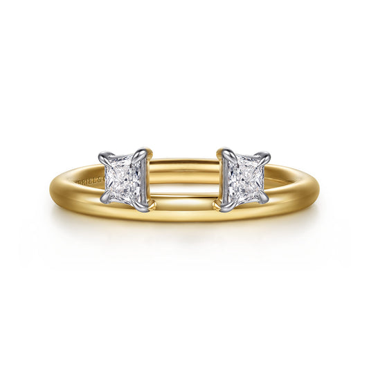 14K Yellow Gold Trapezoid Diamond Enhancer — Gabriel & Co. AN16972Y43JJ
