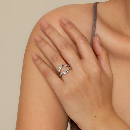 14K White Gold Diamond Ring Enhancer — Gabriel & Co. AN17013S-W44JJ