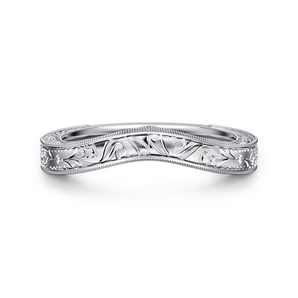 14K White Gold Anniversary Band — Gabriel & Co. AN17144W4JJJ