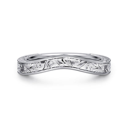 14K White Gold Anniversary Band — Gabriel & Co. AN17144W4JJJ