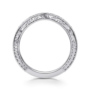 14K White Gold Anniversary Band — Gabriel & Co. AN17144W4JJJ