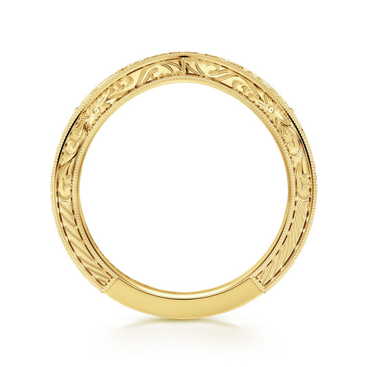 14K Yellow Gold Anniversary Band — Gabriel & Co. AN17144Y4JJJ