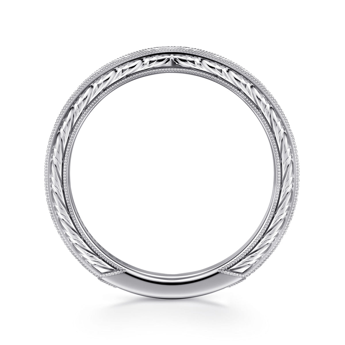 14K White Gold Diamond Anniversary Band — Gabriel & Co. AN17145W4JJJ