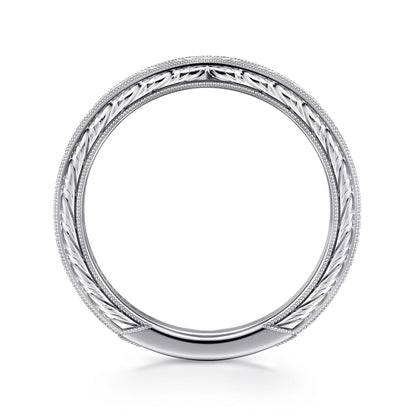 14K White Gold Diamond Anniversary Band — Gabriel & Co. AN17145W4JJJ