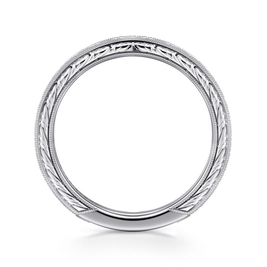 14K White Gold Diamond Anniversary Band — Gabriel & Co. AN17145W4JJJ