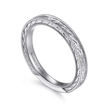 14K White Gold Diamond Anniversary Band — Gabriel & Co. AN17145W4JJJ