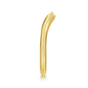 Vintage Inspired Curved 14K Yellow Gold Anniversary Band — Gabriel & Co. AN17158Y4JJJ