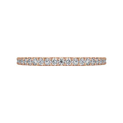 14K Rose Gold Diamond Wedding Band — Gabriel & Co. AN7577K44JJ