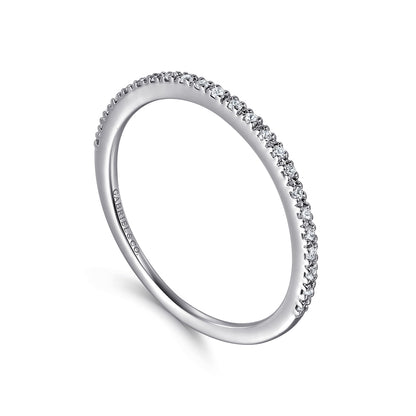 Platinum Prong Set Diamond Wedding Band — Gabriel & Co. AN7650PT4JJ