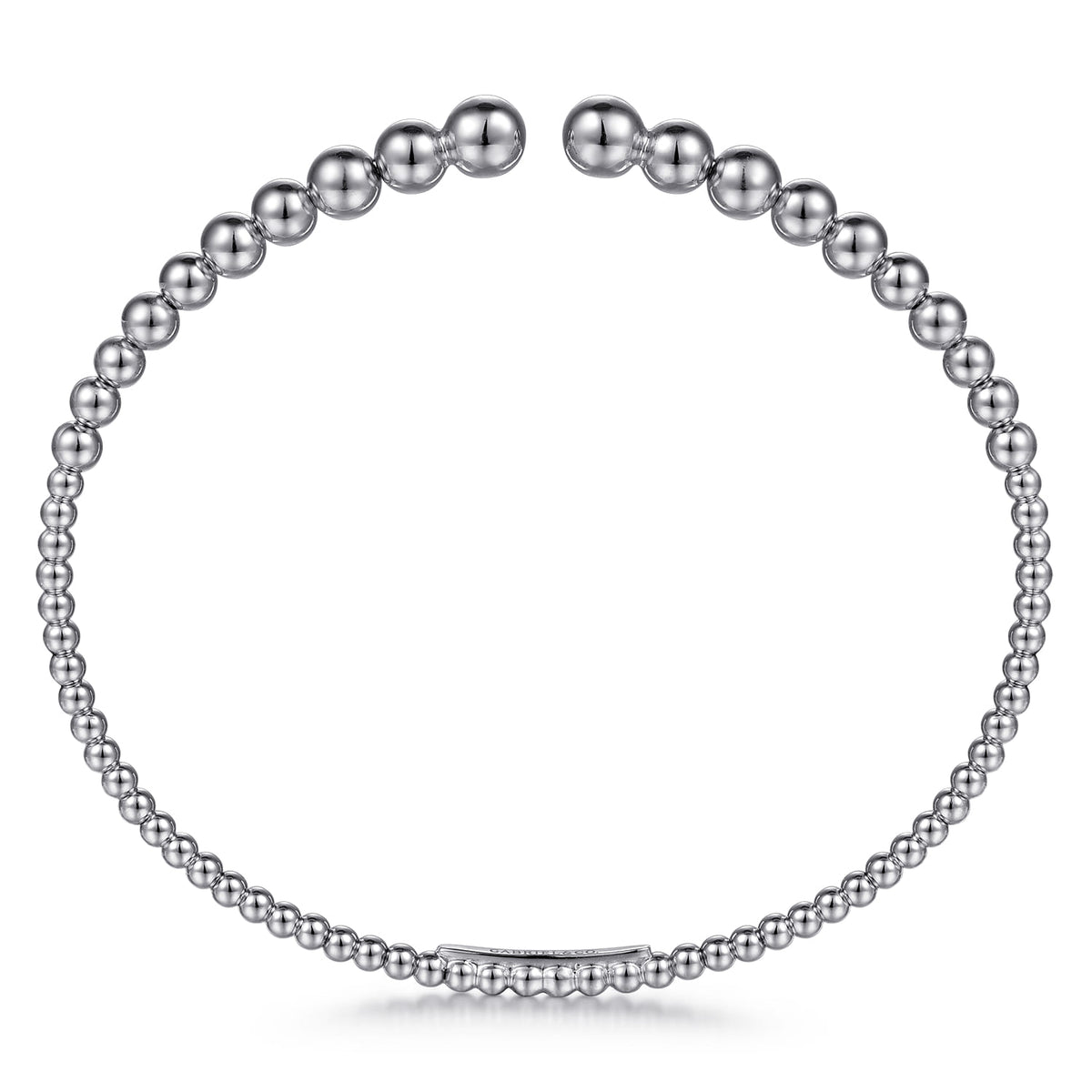 14K White Gold Bujukan Open Bangle — Gabriel & Co. BG4585-6W4JJJ