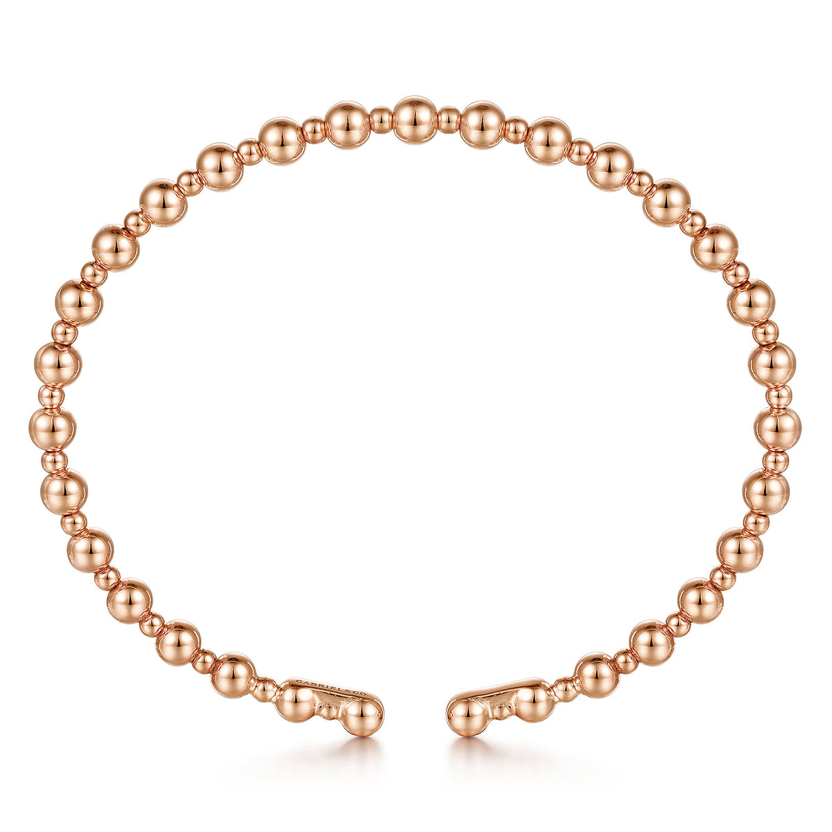 14K Rose Gold Bujukan Open Bangle — Gabriel & Co. BG4602-65K4JJJ
