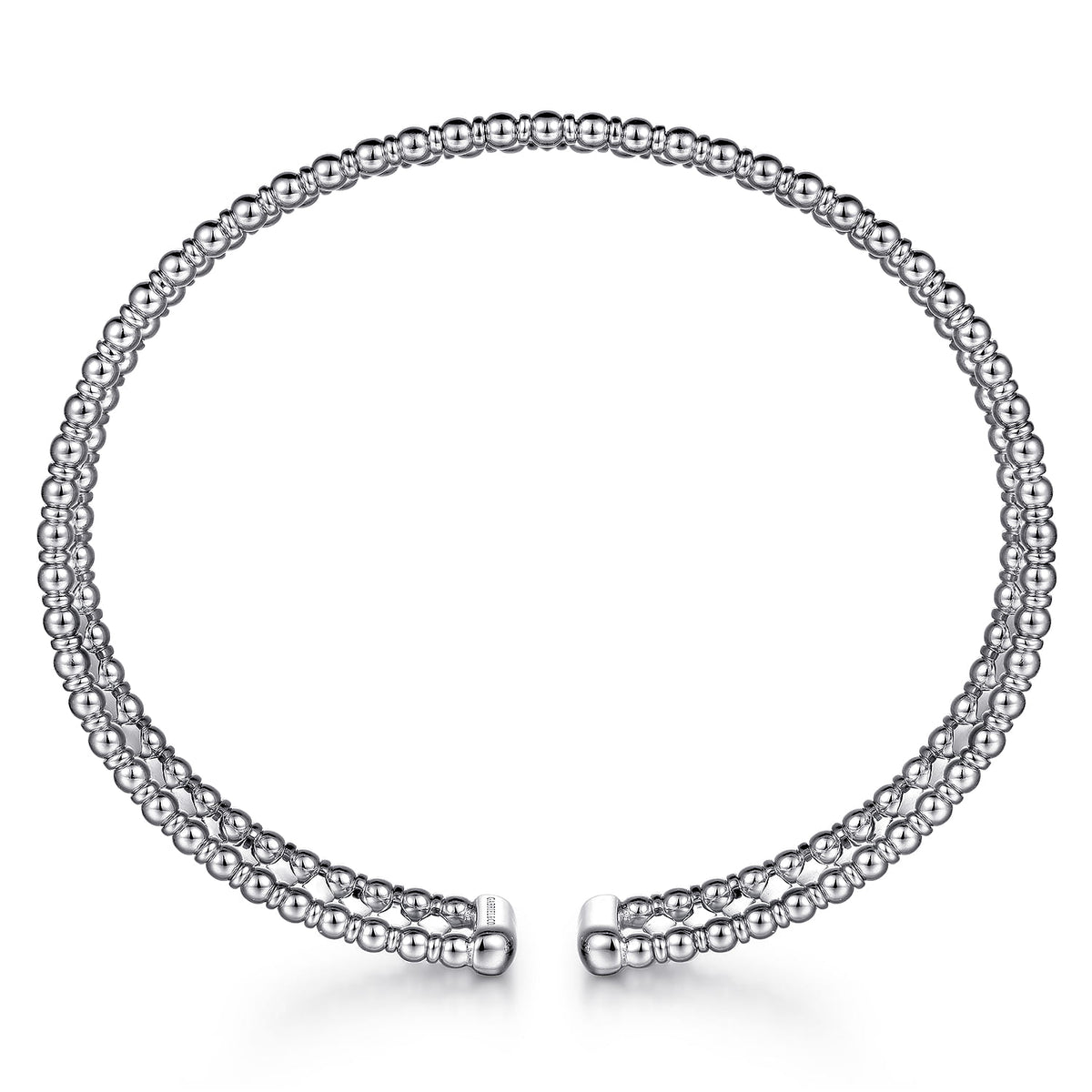 14K White Gold Bujukan Cuff Bracelet — Gabriel & Co. BG4723-62W4JJJ