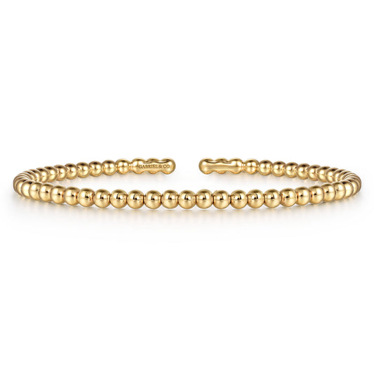 14K Yellow Gold Bujukan Split Bangle Bracelet — Gabriel & Co. BG5194-6Y4JJJ
