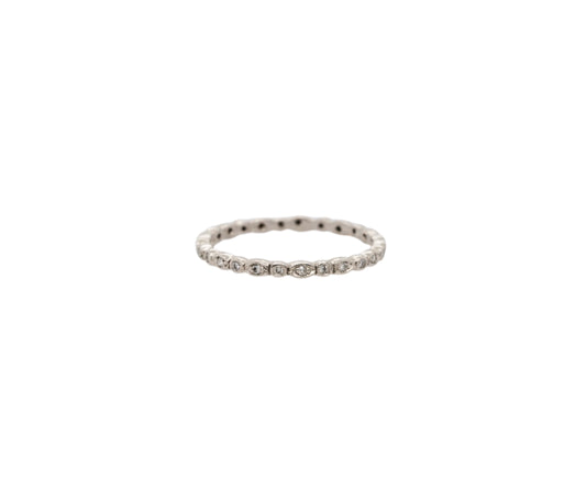 Cathy Waterman Platinum Natural Diamond Eternity Ring