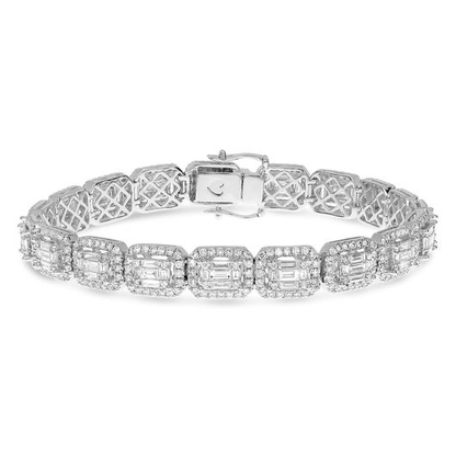 Diamond Bracelet 5+ Carats Baguette/Round — view 1
