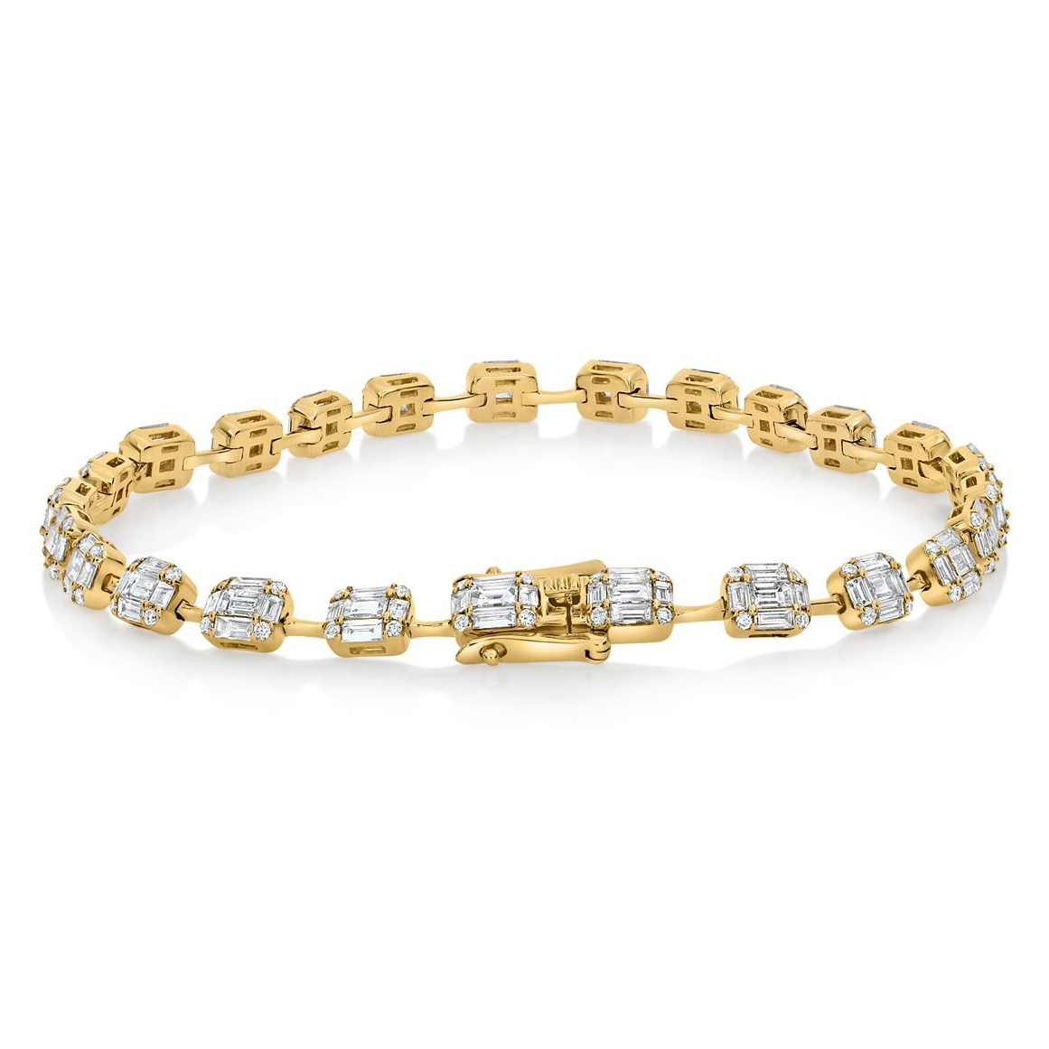 Baguette Diamond Bracelet — view 1
