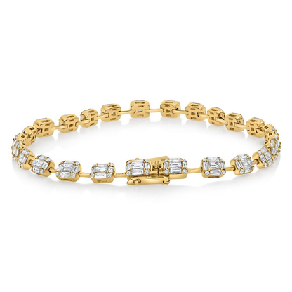 Baguette Diamond Bracelet — view 1