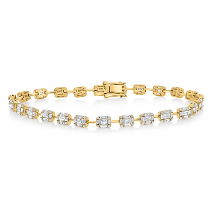Baguette Diamond Bracelet — view 2